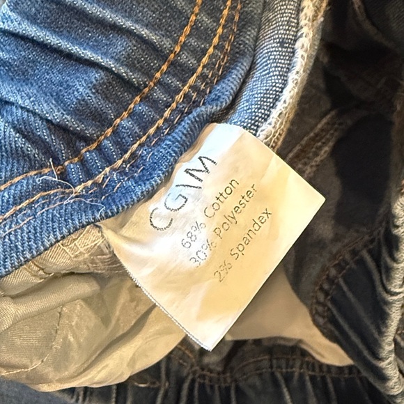 High Rise Wide Leg Pull-On Stretch Jeans New sz M - Picture 8 of 8